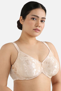 Wacoal Single Layered Wired Full Coverage Super Support Bra - Naturally Nude — thumbnail 4